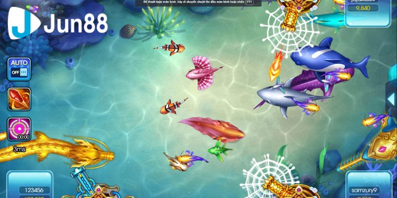 Game Bắn Cá Miễn Phí Kho Báu Đại Dương Chờ Bạn Săn Lùng 4 Trong game bắn cá miễn phí có những tính năng hấp dẫn nào?